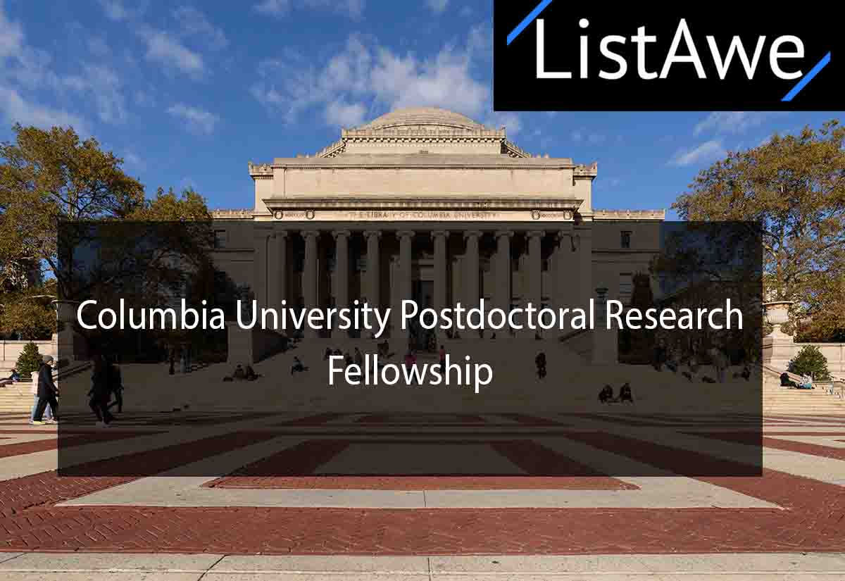 Columbia University Postdoctoral Research Fellowship