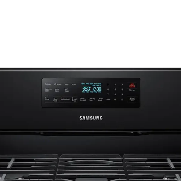 Samsung 5.8 cu. ft. Freestanding Gas Range with Convection in Black