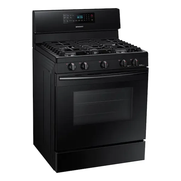 Samsung 5.8 cu. ft. Freestanding Gas Range with Convection in Black