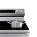 Samsung 6.3 cu. ft. Smart Freestanding Electric Range with Steam Clean in Stainless Steel