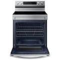 Samsung 6.3 cu. ft. Smart Freestanding Electric Range with Steam Clean in Stainless Steel