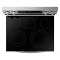 Samsung Electric Range Freestanding with No-Preheat Air Fry & Convection in Stainless Steel