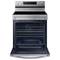 Samsung Electric Range Freestanding with No-Preheat Air Fry & Convection in Stainless Steel