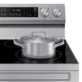 Samsung 6.3 cu. ft. Smart Freestanding Electric Range with No-Preheat Air Fry, Convection+ & Griddle in Stainless Steel