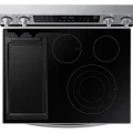 Samsung 6.3 cu. ft. Smart Freestanding Electric Range with No-Preheat Air Fry, Convection+ & Griddle in Stainless Steel