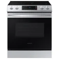 Samsung 6.3 cu. ft. Smart Rapid Heat Induction Slide-in Range in Stainless Steel