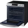 Samsung 6.3 cu. ft. Smart Rapid Heat Induction Slide-in Range in Stainless Steel