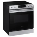 Samsung 6.3 cu. ft. Smart Rapid Heat Induction Slide-in Range in Stainless Steel