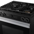 Samsung Bespoke 6.0 cu. ft. Smart Slide-In Gas Range with Smart Oven Camera & Illuminated Precision Knobs in Stainless Steel