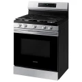 Samsung 6.0 cu. ft. Smart Freestanding Gas Range with 18K BTU Dual Power Burner & Self Clean in Stainless Steel