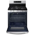 Samsung 6.0 cu. ft. Smart Freestanding Gas Range with 18K BTU Dual Power Burner & Self Clean in Stainless Steel