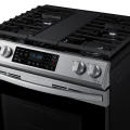 Samsung 6.0 cu. ft. Smart Slide-in Gas Range with Convection in Stainless Steel