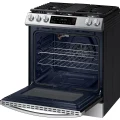 Samsung 6.0 cu. ft. Smart Slide-in Gas Range with Convection in Stainless Steel