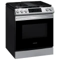 Samsung 6.0 cu. ft. Smart Slide-in Gas Range with Convection in Stainless Steel