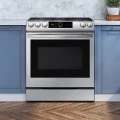 Samsung Smart Slide-in Gas Range with Smart Dial & Air Fry in Stainless Steel