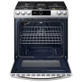 Samsung Smart Slide-in Gas Range with Smart Dial & Air Fry in Stainless Steel