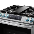 Samsung Smart Slide-in Gas Range with Smart Dial & Air Fry in Stainless Steel