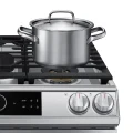 Samsung Smart Slide-in Gas Range with Smart Dial & Air Fry in Stainless Steel