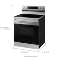 Samsung 6.3 cu. ft. Smart Freestanding Electric Range with Rapid Boil & Self Clean in Stainless Steel